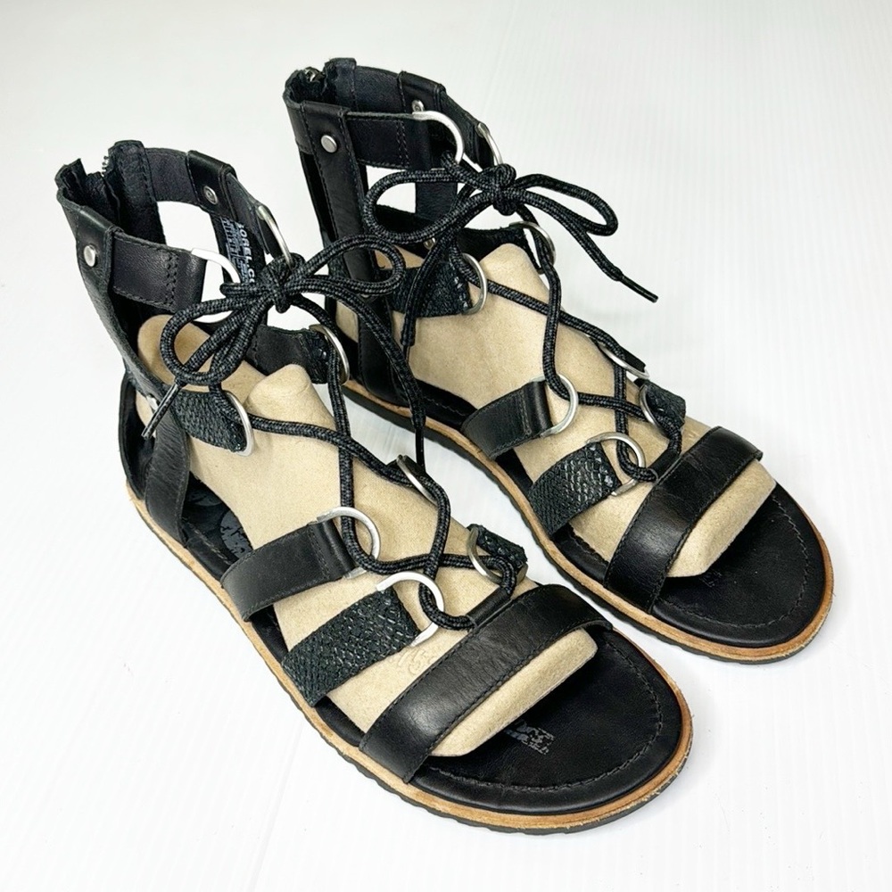 Sorel Ella Gladiator Lace Up Sandals (8) - Picture 1 of 9
